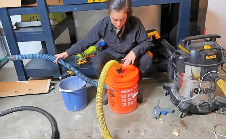 easy homemade dust collector