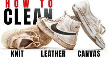 easy steps to clean white shoes