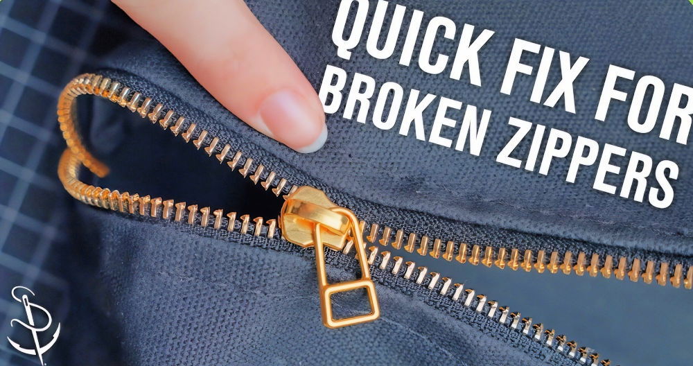 4cm Black Metal Zipper Replacement For Jackets (Easy DIY Fix)