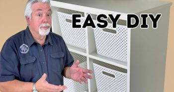 effortless diy wooden 8 cube storage