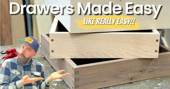 free cabinet drawer woodworking plan