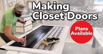 free closet door woodworking plan