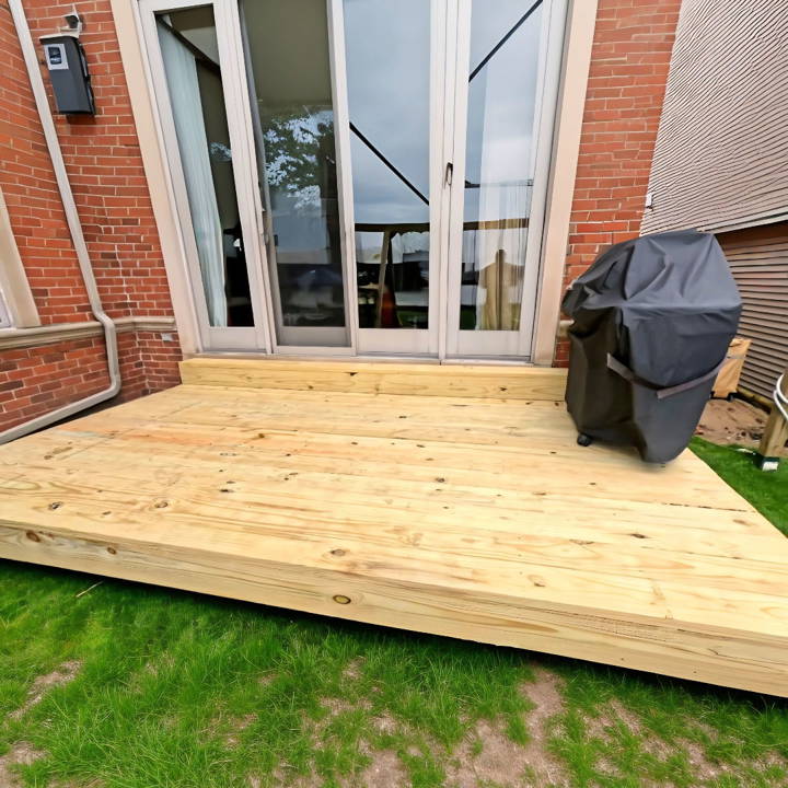 free floating deck woodworking plan