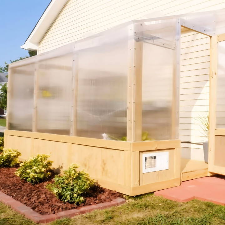 free lean to greenhouse woodworking plan