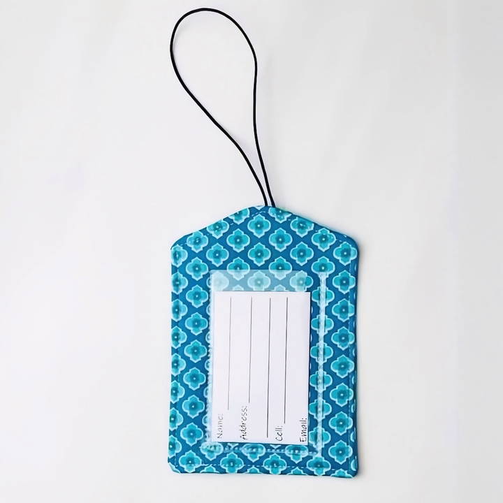 free luggage tag sewing pattern