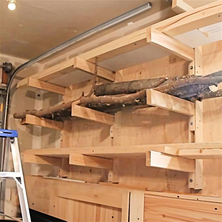 free lumber storage rack woodworking plan