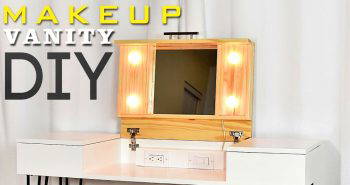 free makeup vanity desk woodworking plan