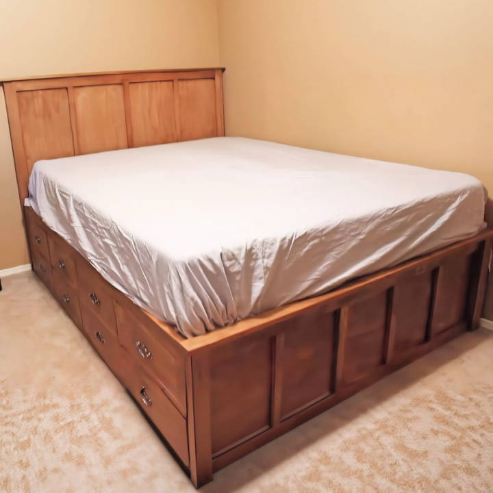 free queen headboard woodworking plan