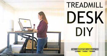 free treadmil desk woodworking plan