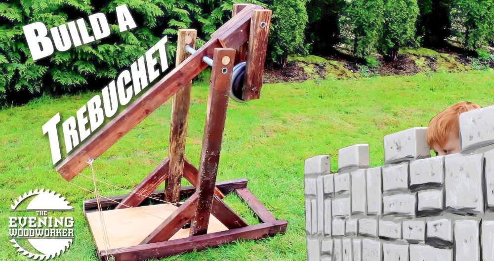 free trebuchet woodworking plan