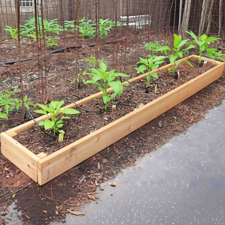 free veggie garden woodworking plan