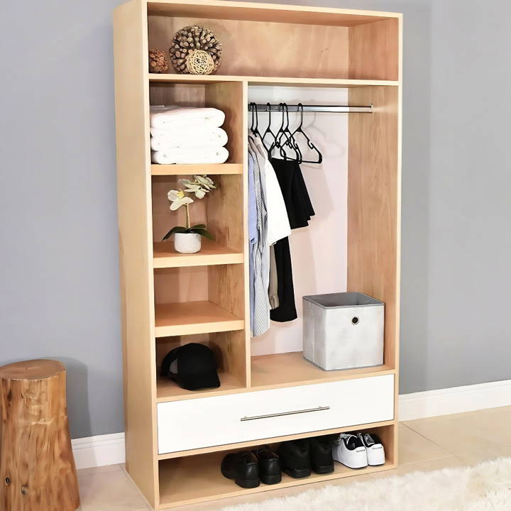 free wardrobe woodworking plan