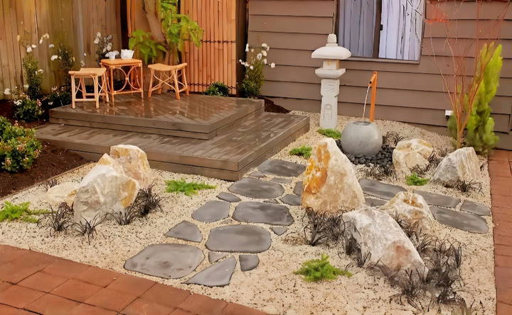 gorgeous diy zen garden idea