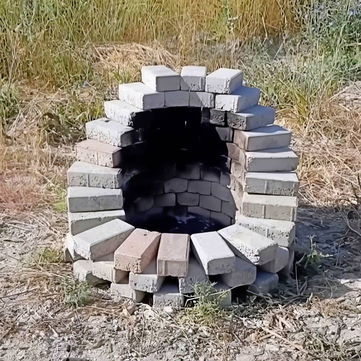 handmade backyard fire pit