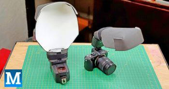 handmade flash diffuser