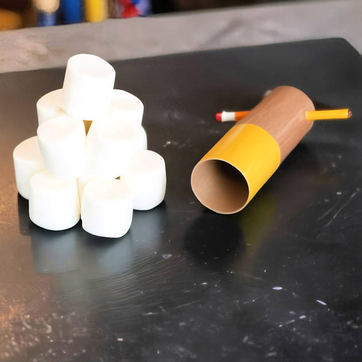 handmade marshmallow shooters