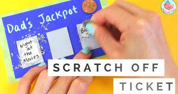 handmade scratch off card