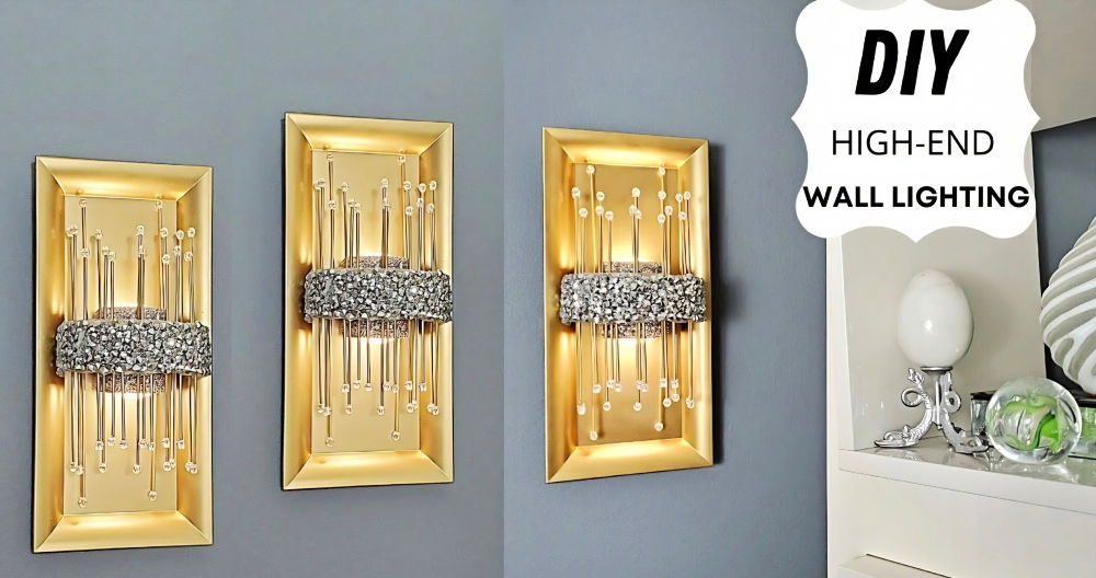 DIY Wall Sconce for a Modern Touch