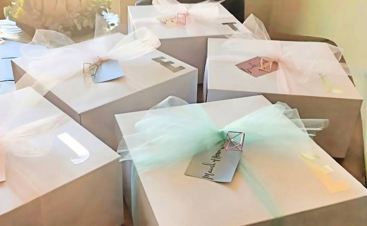 homemade bridesmaid proposal boxes