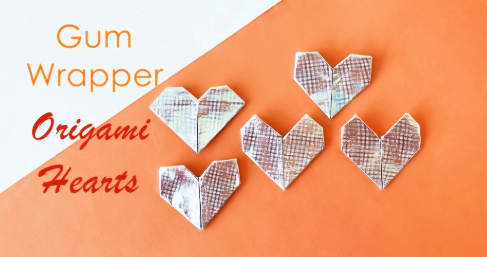 How to Make a Heart Out of a Gum Wrapper