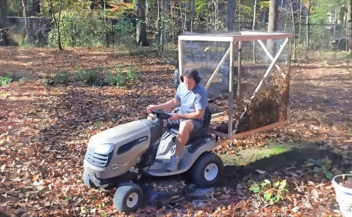 homemade leaf vacuum for $50