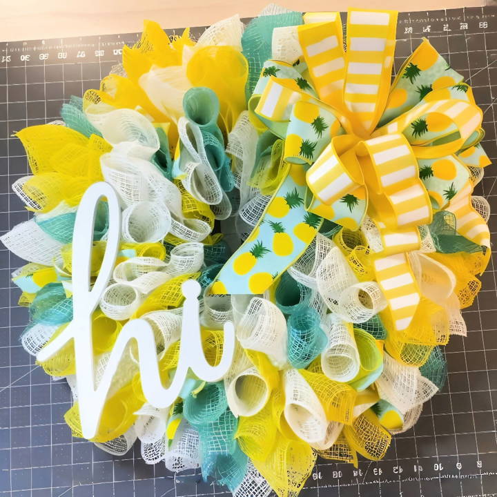 homemade mesh wreath tutorial