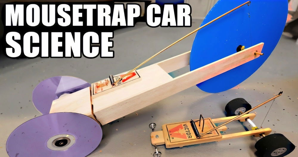 homemade mousetrap car