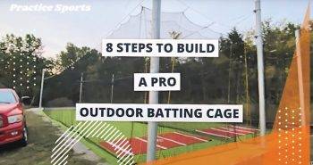 homemade outdoor batting cage