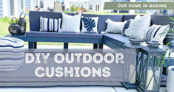 homemade outdoor cushions