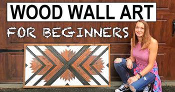 homemade wood wall art