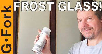 how do you frost glass windows