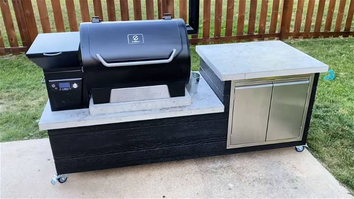 how to build a DIY grill station