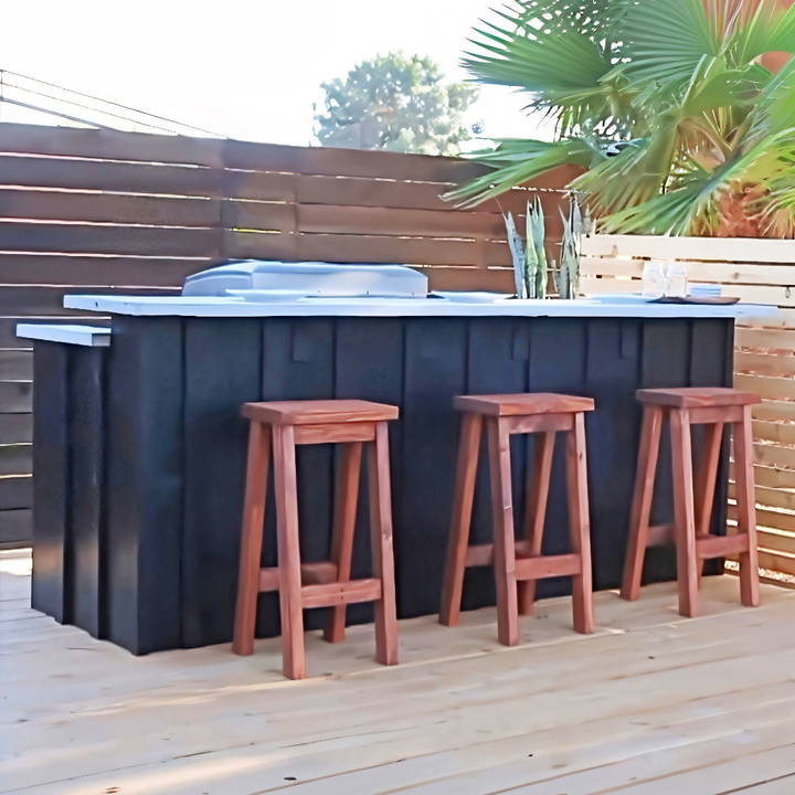 how to build a bbq island and bar