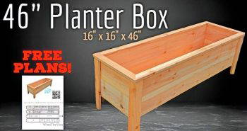 how to build a cedar planter box