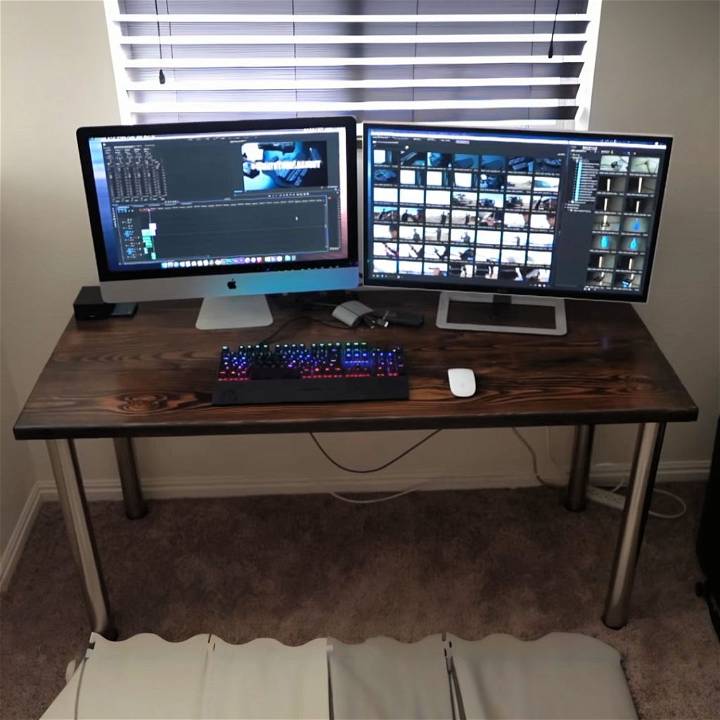 Making A Diy Computer Desk Under $75