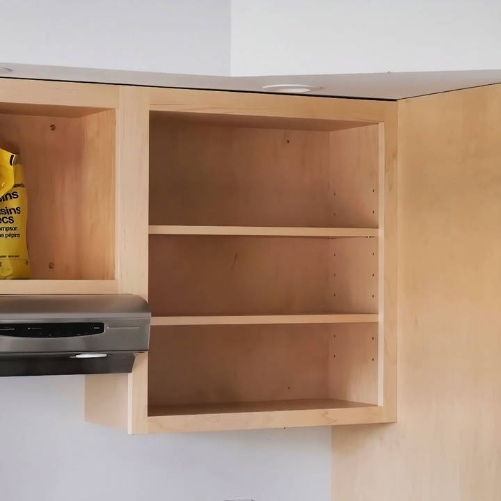 how to build a corner cabinet for kitchen