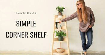 how to build a corner shelf