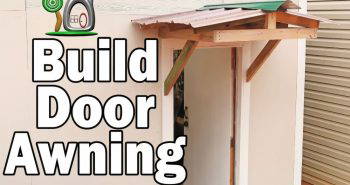 how to build a door awning