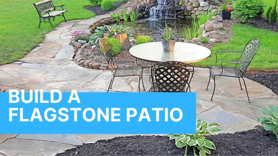 how to build a flagstone patio