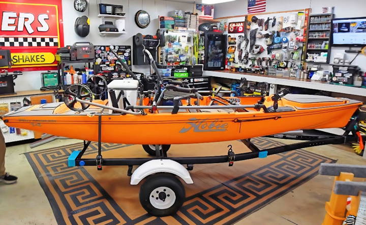 how to build a kayak trailer