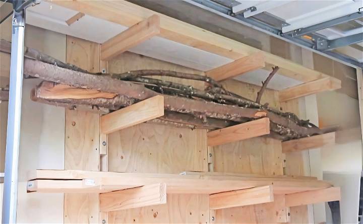 how to build a lumber storage rack