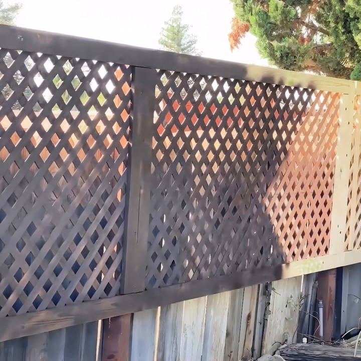 how to build a privacy lattice fence