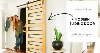 how to build a sliding door step by step