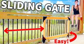 how to build a sliding gate