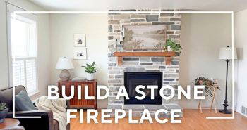 how to build a stone fireplace