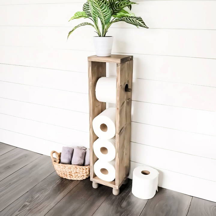 how to build a toilet paper holder