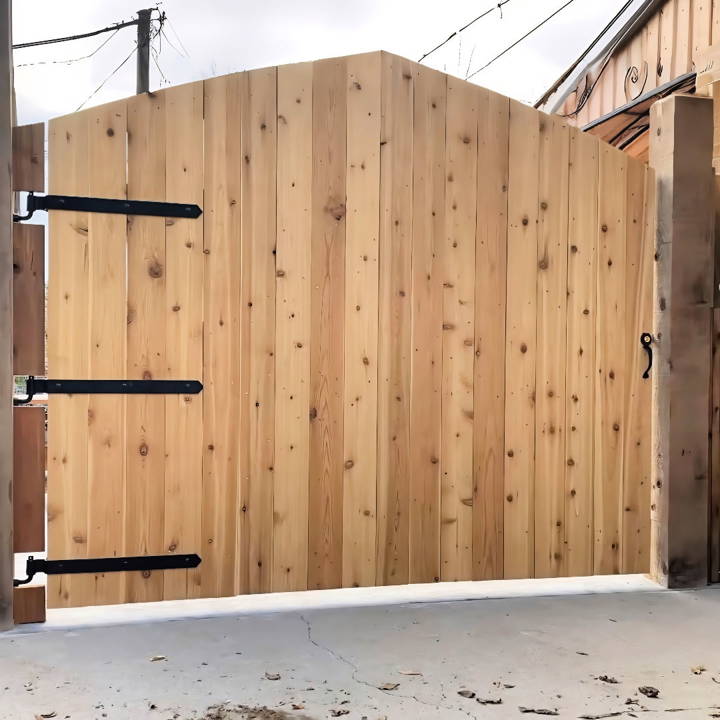 how to build a wide driveway gate