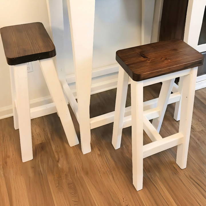 how to build a wood bar stool