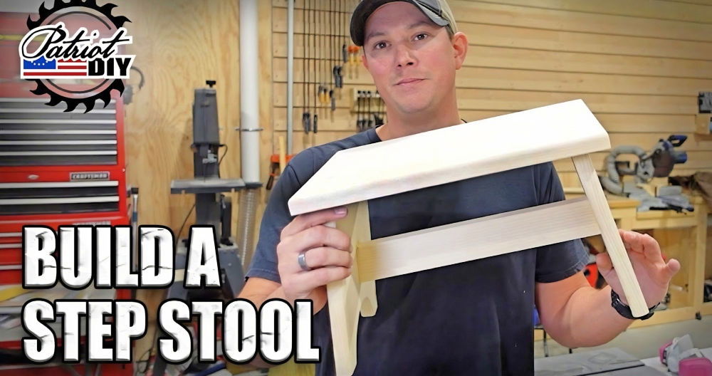 how to build a wood step stool for beginners