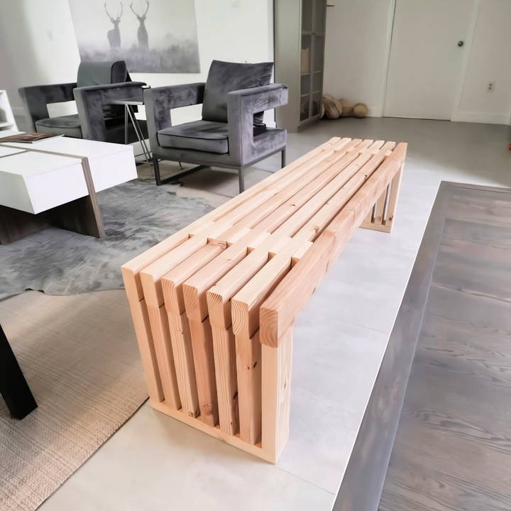 how to build a wooden bench